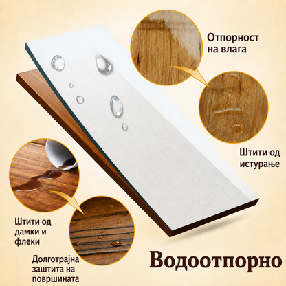 BEEWAX™ – природен пчелин восок за заштита на дрвени површини